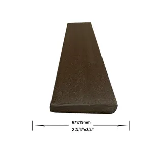 67x 19毫米2 3/5x3/4长凳板条塑料木材高密度聚乙烯木材，用于阿迪朗达克山脉
