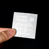 Échantillon rapide T-Shirt Autocollants Étiquettes Service Logo Personnalisé Patch Impression Par Transfert De Chaleur pour Vêtement
