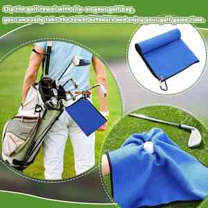 Serviettes en microfibre en gros et kit de nettoyage pour sacs de golf, motif gaufré - Product Image 2