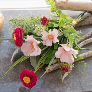Bouquet de fleurs artificielles Meidi Daisy en tissu tissé plastique, décoration d'intérieur, accessoires de mariage CF01295A - Product Image 2