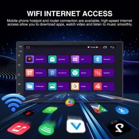 Radio Multimedia Universal para Auto N3E de 7 Pulgadas y 64 GB, Reproductor Estéreo para Auto con Android Auto, Carplay, GPS, Pantalla Táctil IPS, BT, Mirror Link