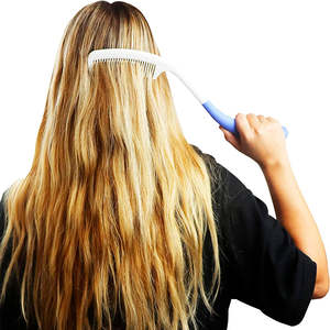 Cepillo de mango largo y peine para el cabello (paquete), mango grueso y ergonómico para el cuidado personal KMINA K40007 - Product Image 6