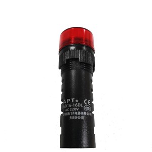 Ad16-16dl Voyant lumineux LED rouge AC 220V IP65 en plastique durable pour usage industriel - Product Image 4