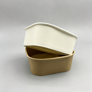 Brand‑customized <b>Paper</b> <b>Bowl</b> PE Coated 210GSM-350GSM Custom Weight Dimension 0-8 Colors Printed OEM ODM for Food Packaging - Product Image 4