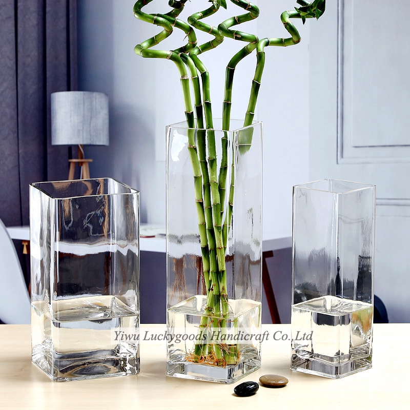 Transparent Glass Flower Vases Wholesale - Modern Design for