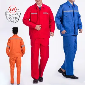 Flame retardant workwear custom fireproof and anti-scalding welding clothes heat fire resistant work clothes FR fabric suit