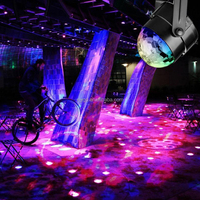 Noël LED scène Disco lumière rotative DJ boule stroboscopique télécommande son contrôle magique danse voiture cadeau fête Club RGB spectacle lampe
