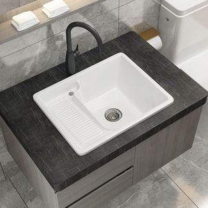 Lavabo <span class=keywords><strong>de</strong></span> Cerámica Estilo Moderno <span class=keywords><strong>de</strong></span> Chaozhou <span class=keywords><strong>para</strong></span> Lavandería <span class=keywords><strong>de</strong></span> Hotel con Desagüe <span class=keywords><strong>para</strong></span> Lavar <span class=keywords><strong>Ropa</strong></span> - Product Image 2