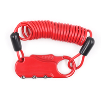 XMM-8080A Amazon Express Populaire Wachtwoord Hangslot Stijl China Fabrikant Gemaakt Helm Codeslot Voor Fiets Steel Cable Lock