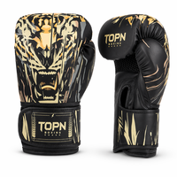 Gants de boxe pour adultes 6oz-16oz en cuir PU avec rembourrage absorbant les chocs, poignet réglable en velcro, équipement de sparring Muay Thai MMA OEM