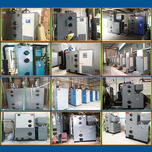 Chaudière à vapeur à biomasse à alimentation automatique de copeaux de bois, générateur de vapeur horizontal à deux passages, chaudière multi-combustibles bois et granulés - Product Image 5