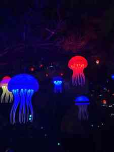 Lampe décorative à motif de méduse dynamique IP65 pour extérieur, festivals, parcs, jardins et espaces événementiels - Product Image 1