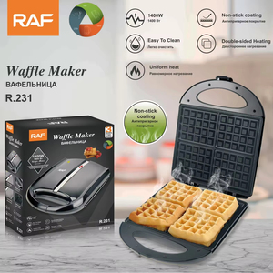 Máquina Eléctrica Personalizada para Hacer Mini Waffles Belgas de Burbujas, 4 Porciones, para Uso Doméstico - Product Image 6