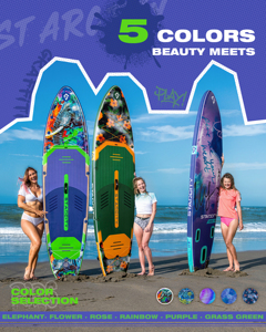 P.F. 2026 New Design Sup Paddle Board 11'6"x35"x6'' Ultra Wide <b>Inflatable</b> Stand up With Heat Sealing Technology SC09 Ultra Wide - Product Image 3