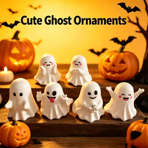 Adorno de Fantasma Miniatura para Halloween, Portaplumas, Regalo para Amigos, Creativo y Divertido para la Oficina o Escritorio - Product Image 1