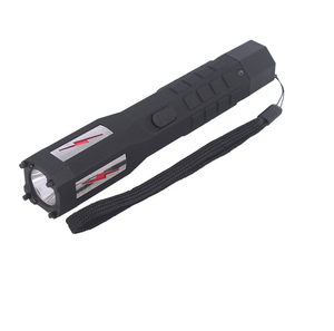 MagiUSA TW- 1802 Type Super Bright Handheld Rechargeable Black Led Taticall Flashlight Self Defense Keychain Set for Outdoor