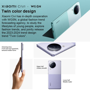 Nuovo Arrivo Xiaomi Civi 3 5G Smartphone, Fotocamera 50MP, 16GB+1TB, Batteria 4500mAh, MIUI 14, Dimensity 8200-Ultra, Cellulari Xiaomi - Product Image 4