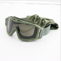 Lunettes tactiques rétro unisexes pour l'extérieur, anti-choc, pour le désert, le sport, le cyclisme, avec protection oculaire