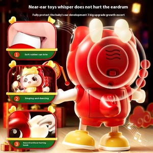 Jouets <span class=keywords><strong>pour</strong></span> <span class=keywords><strong>bébés</strong></span> unisexes de 0 à 1 an, petit dragon électrique, chantant, dansant et formant, avec 2 têtes relevées, en plastique - Product Image 4