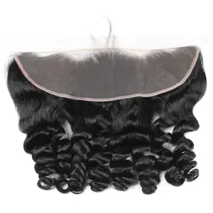 AML 머리 도매 최고 품질 100% 인간의 머리 느슨한 웨이브 저렴한 레이스 프론트 아기 머리