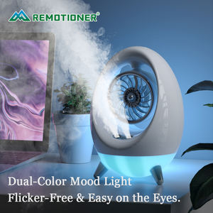 Ventilateur de table portable rechargeable par USB de haute qualité 2026 avec brumisateur d'eau rafraîchissant - Product Image 5