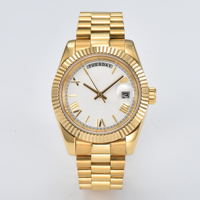 Montres pour hommes Miyota 8285, montres à quartz pour hommes avec affichage de la date, du jour et du calendrier, montres étanches