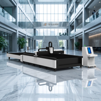 Machine de découpe laser à fibre 3000W 6000W pour tôles en acier inoxydable, avec deux tables de travail 3000*1500mm, pour la construction navale