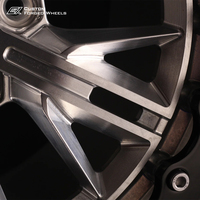 Jantes forgées sur mesure, usinées CNC, style Beadlock, argent noir, jantes en alliage pour voiture