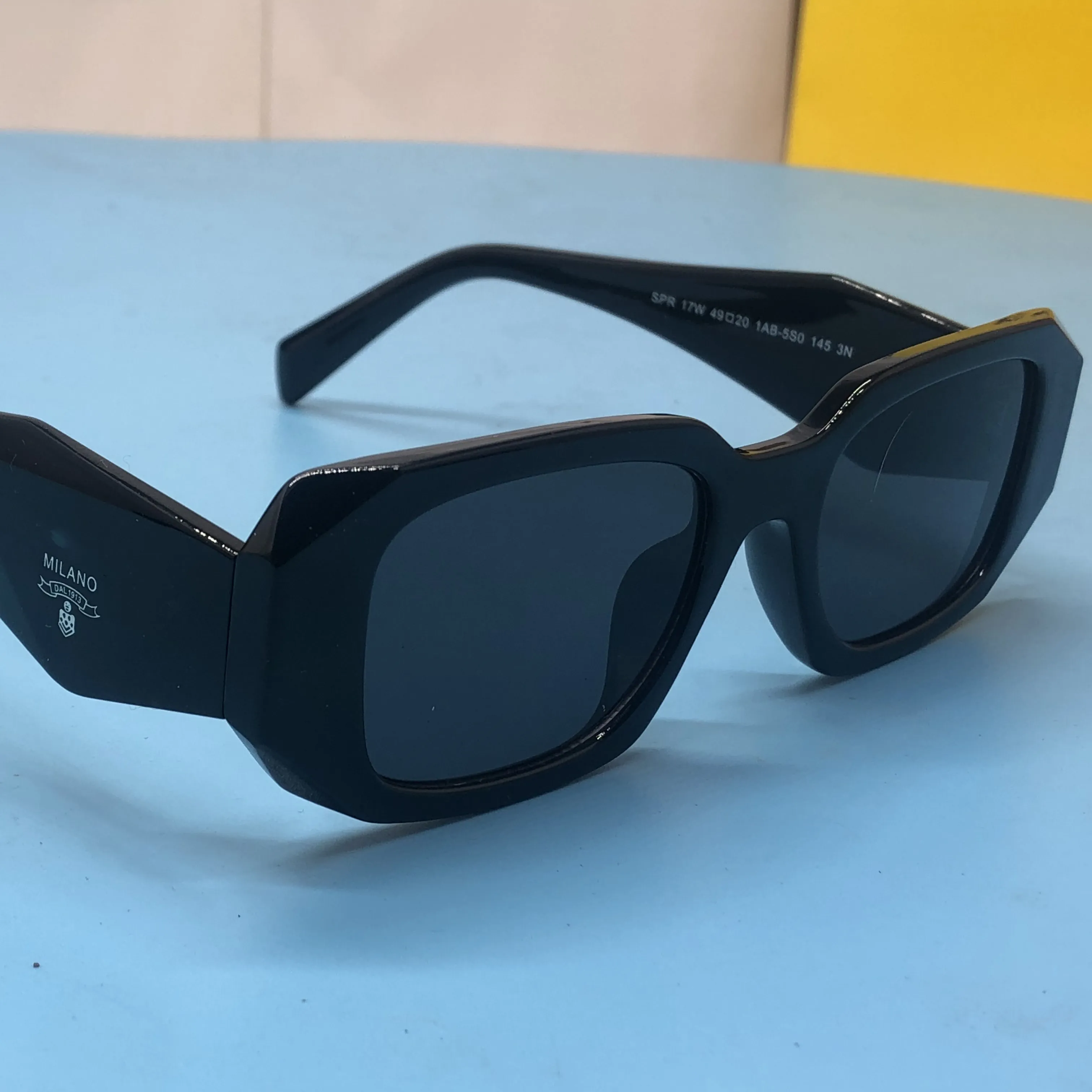 VASHAP-gafas de sol hexagonales para hombre y mujer, lentes de sol hexagonales de 17W con logo personalizado, venta al por mayor, 2023