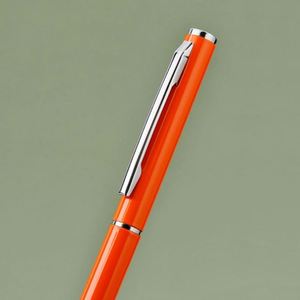 High-End Customized Logo Slim Metal Ballpoint <b>Pen</b> 1.0mm Senior Novelty Design for Business Promotions Office Hotel Advertising - Product Image 4