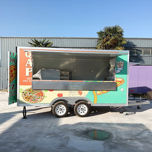 Ice Cream Truck Catering Trailer Mobile Coffee Shop Bar Restaurant Trailer <b>Burger</b> Hot Dog Food Truck with Full Kitchen - Product Image 4