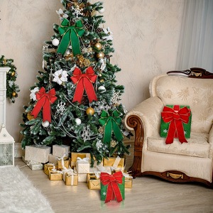 Fita Colorida de Natal, Fita de Cor Pura para Embalagem de Presentes, Laços e Decorações de Artesanato de Natal - Product Image 3