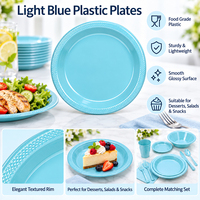 Assiettes en plastique PS de qualité alimentaire pour sushis et gâteaux, idéales pour la restauration, les mariages et les fêtes - Vente chaude