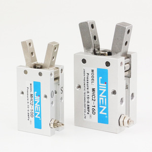 Pince pneumatique de type pivotant JINEN MHC2 10D 16D à griffes en aluminium - Product Image 1