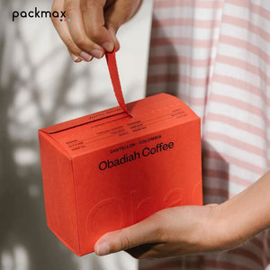 Caja de Envío Plegable de Cartón Corrugado, Reutilizable, Portátil, de Alta Gama, Ecológica, Biodegradable, Hecha a Mano, con Tira de Apertura Fácil y Logotipo Personalizado - Product Image 1