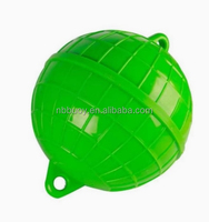Bouées flottantes ovales miniatures de 300 mm en HDPE, pistons pour marquage de bassin, marquage de la pêche, aides à la pêche en bateau, orange/rouge, portée de 300 m, 2 kg