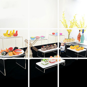 Acrilico Buffet Food Cake Snack Dessert decorazione Cold Dining Display Cake Stand per la decorazione di nozze - Product Image 5