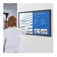 55 65 Inch Touch Screen Monitor 32 43 50 Inch Wall Mount Information Kiosk Portable Monitor Touch Screen Kiosk