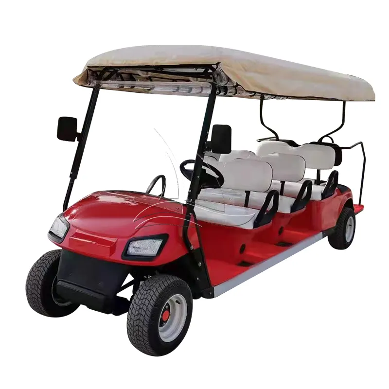 Fabrieksprijs Elektrische Club Buggy Golfwagen 8-zits Elektrische Golfkarretjes Voor Volwassenen