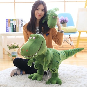 Jurassic Hai Màu In Siêu Mềm Sang Trọng Tyrannosaurus Rex Khủng Long Comforter Đồ Chơi Nhồi Bông 40Cm-100Cm - Product Image 4