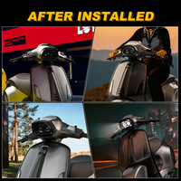 Usine LOYO pour Vespa Sprint 125 150 Primavera 150 PRIMAVERA 125 Nouveau phare LED pour moto, phare avant durable