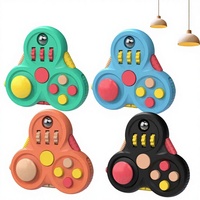 Grenzüberschreitender FidgetPad Dekompressionsgriff Gyro für 's Cube Zweite Generation Spiel Fingerspitzen-Lösungsspielzeug aus Kunststoff für Kinder