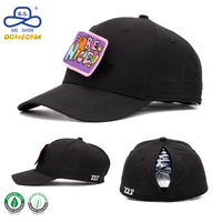 Casquettes de baseball en coton à 6 panneaux avec trou pour queue de cheval, personnalisables avec des patchs Velcro, pour femmes, événements sportifs, par un fabricant de chapeaux.