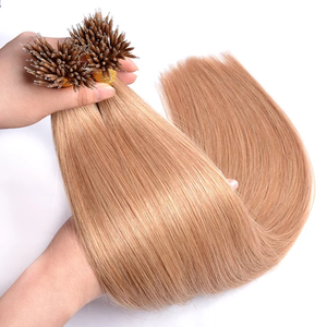 Extensions capillaires Nano Ring en cheveux humains vierges 100% Premium, double épaisseur, russes, naturelles, avec pointe en kératine Micro Nano Ring, vente en gros - Product Image 4