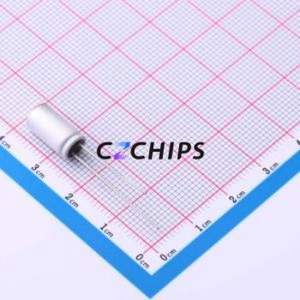 Condensador Sólido HS1A687M0611PC, Componente de Orificio Pasante (THT), D6.3xL11.5mm 680uF 20% 10V 2.5mm - Product Image 2