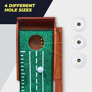 Putter de <span class=keywords><strong>Golf</strong></span> en bois vert-entraîneur de <span class=keywords><strong>golf</strong></span> vert intérieur <span class=keywords><strong>tapis</strong></span> de mise de <span class=keywords><strong>golf</strong></span> 1 trou aides à l'entraînement mini <span class=keywords><strong>tapis</strong></span> de <span class=keywords><strong>Golf</strong></span> en stock - Product Image 2