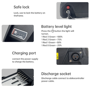 Electric Bike <strong>Battery</strong> 48V <strong>72V</strong> 60V 13Ah-21Ah 52V 30Ah Lithium Ion Pack, Replacement Power for All Electric Bicycles - Product Image 2