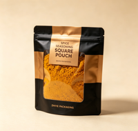 Sachets personnalisés imprimés sur mesure, noirs mats, pour emballage cosmétique de lotion, avec fermeture éclair