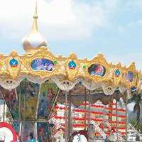 Carrousel de luxe 16 places pour l'intérieur, l'extérieur et le parc d'attractions pour centre commercial