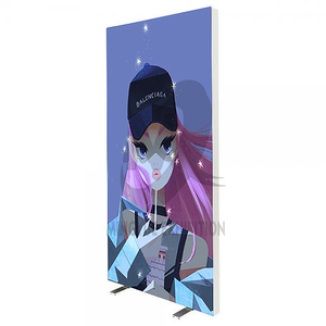 Seg chuyên nghiệp hình chữ nhật <span class=keywords><strong>lightbox</strong></span> với khung nhôm và căng thẳng vải Backlit quảng cáo cho triển lãm thương mại - Product Image 2